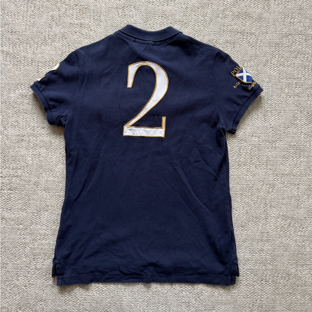 Ralph Lauren Black Watch Navy Polo Shirt - Picture 8 of 8